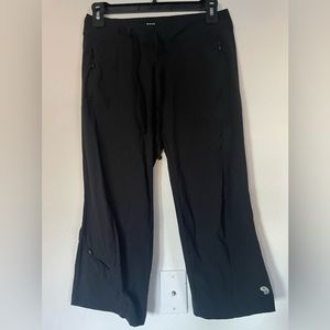 Mountain Hardwear Black Hiking Capri Pants